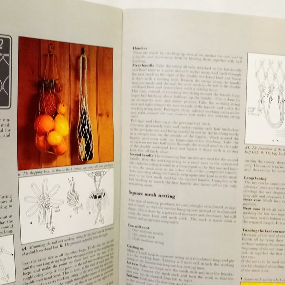 Golden Hands Magazine Patchwork Knitting Netting Part 17 Vol 2 Guide 70s - Picture 9 of 9